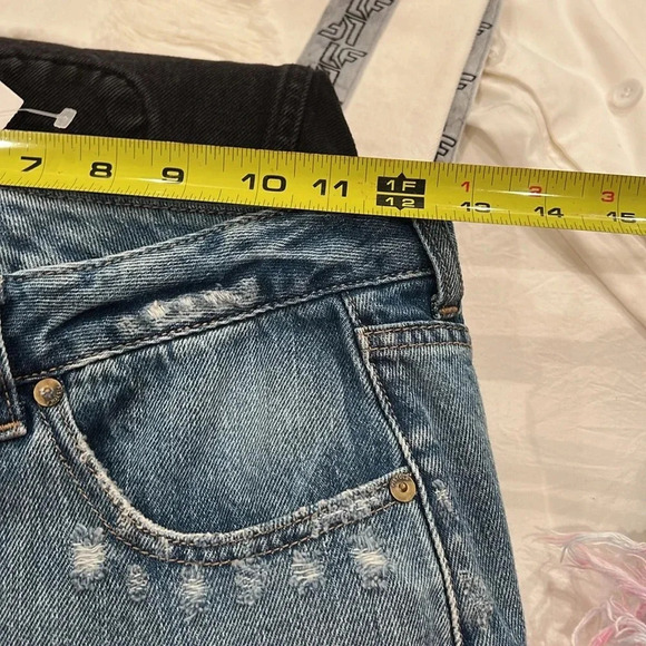 Pistola Criss Cross Denim Skirt NWT - Picture 5 of 5